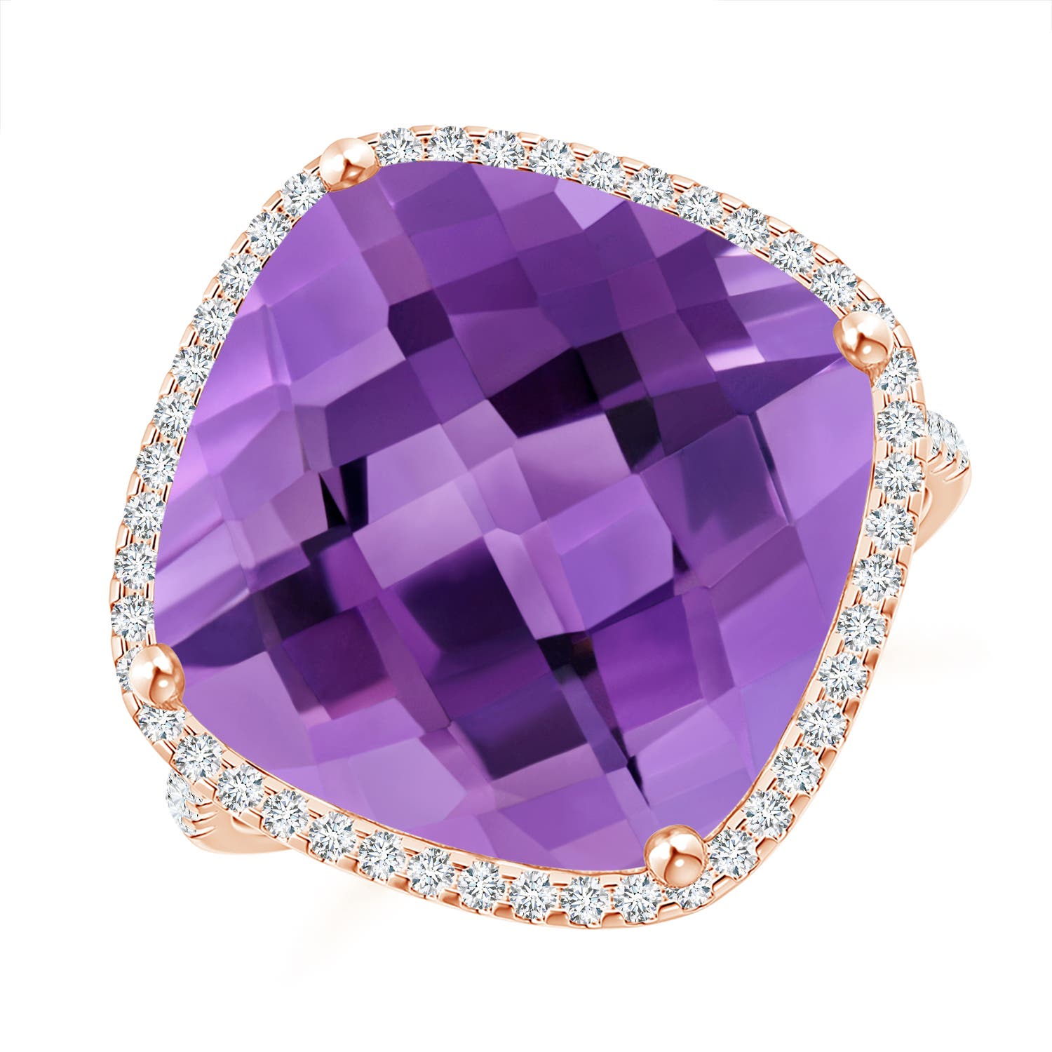 AA - Amethyst / 11.39 CT / 14 KT Rose Gold