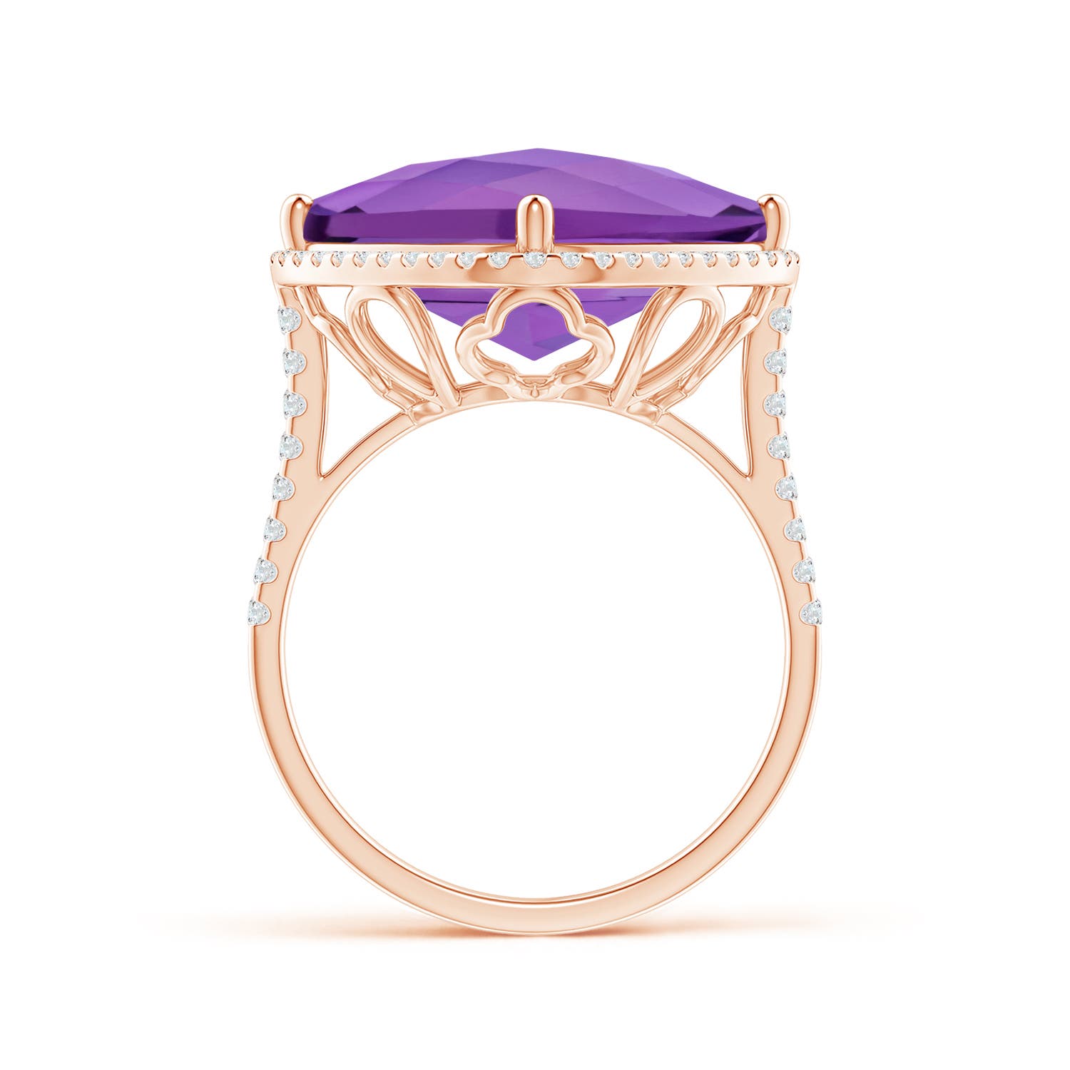 AA - Amethyst / 11.39 CT / 14 KT Rose Gold