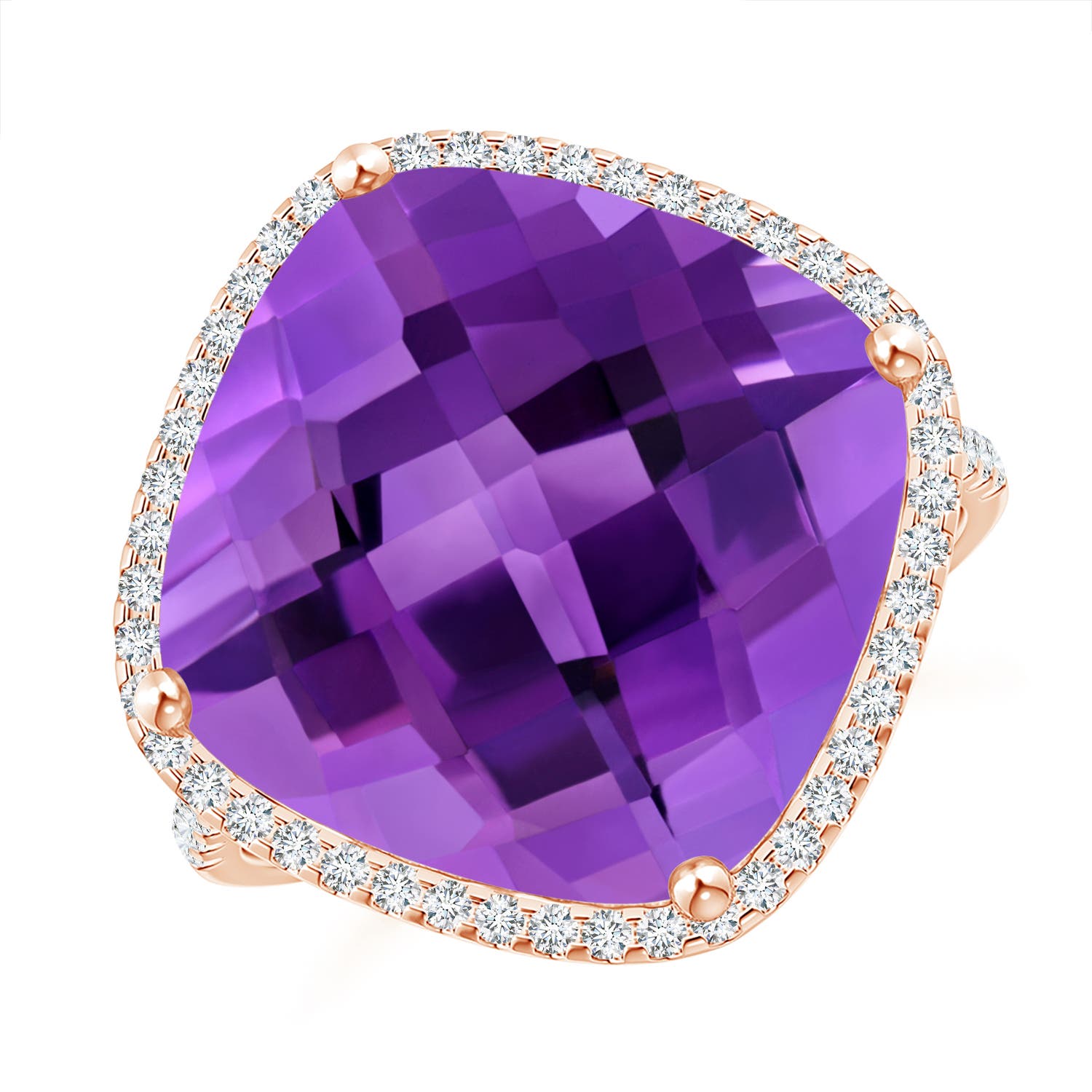 AAA - Amethyst / 11.39 CT / 14 KT Rose Gold