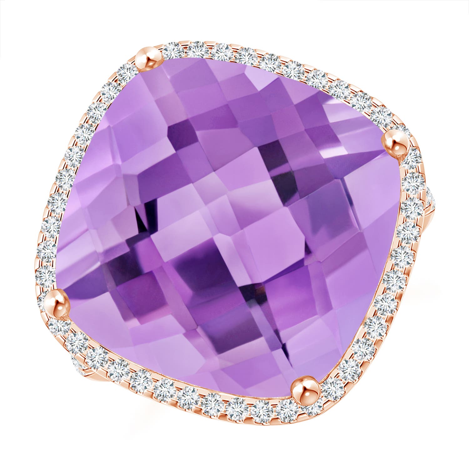 A - Amethyst / 13.89 CT / 14 KT Rose Gold