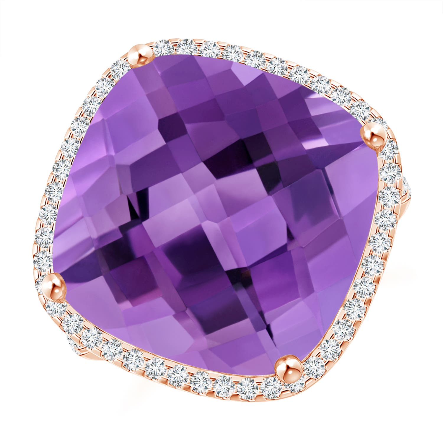 AA - Amethyst / 13.89 CT / 14 KT Rose Gold