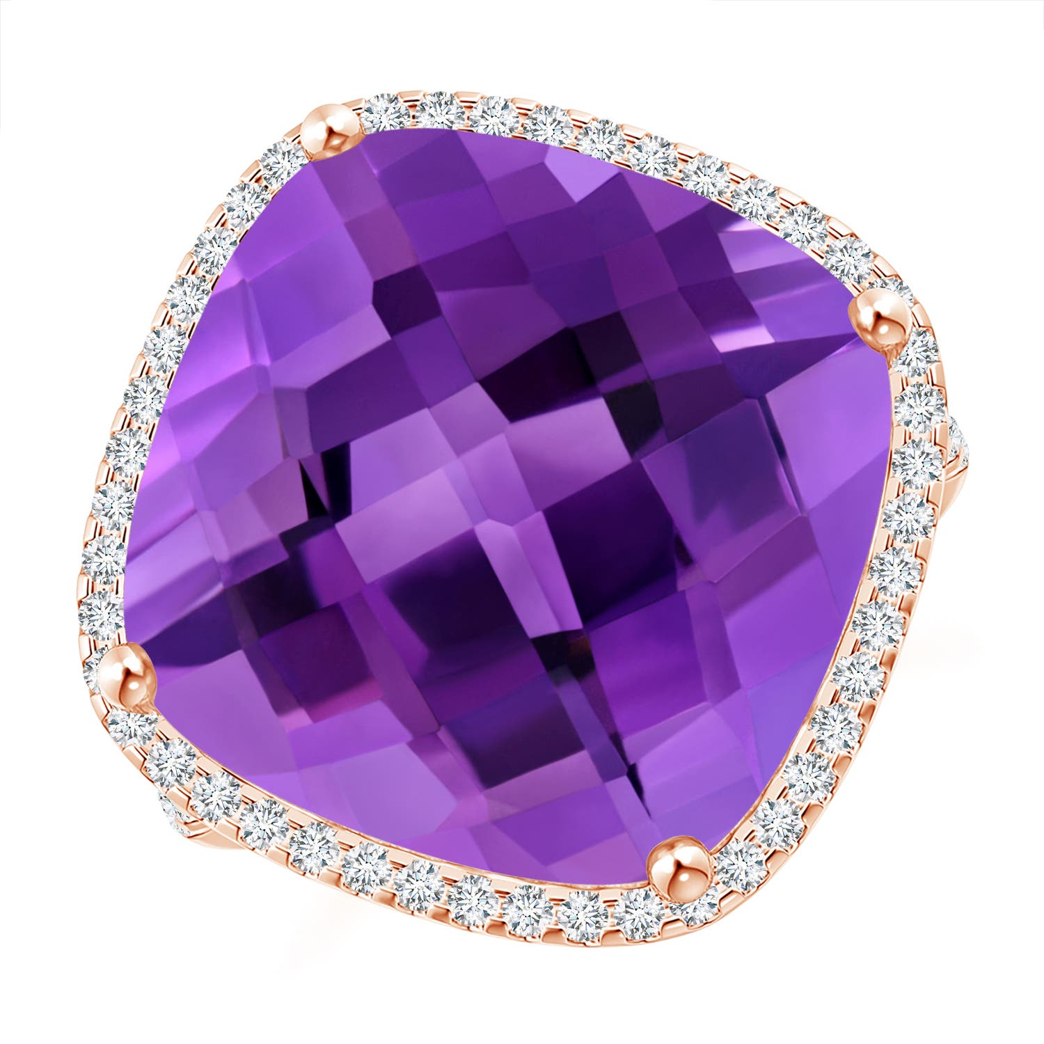 AAA - Amethyst / 13.89 CT / 14 KT Rose Gold