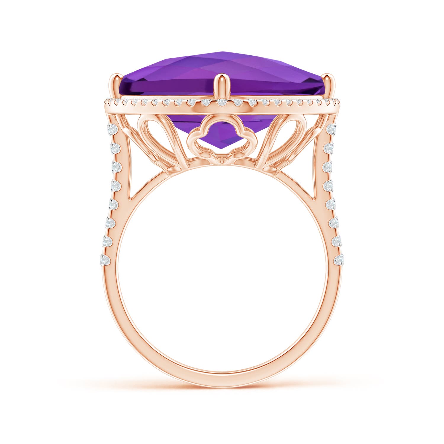 AAA - Amethyst / 13.89 CT / 14 KT Rose Gold