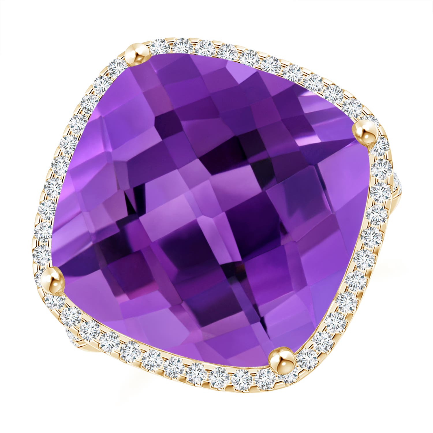 AAA - Amethyst / 13.89 CT / 14 KT Yellow Gold