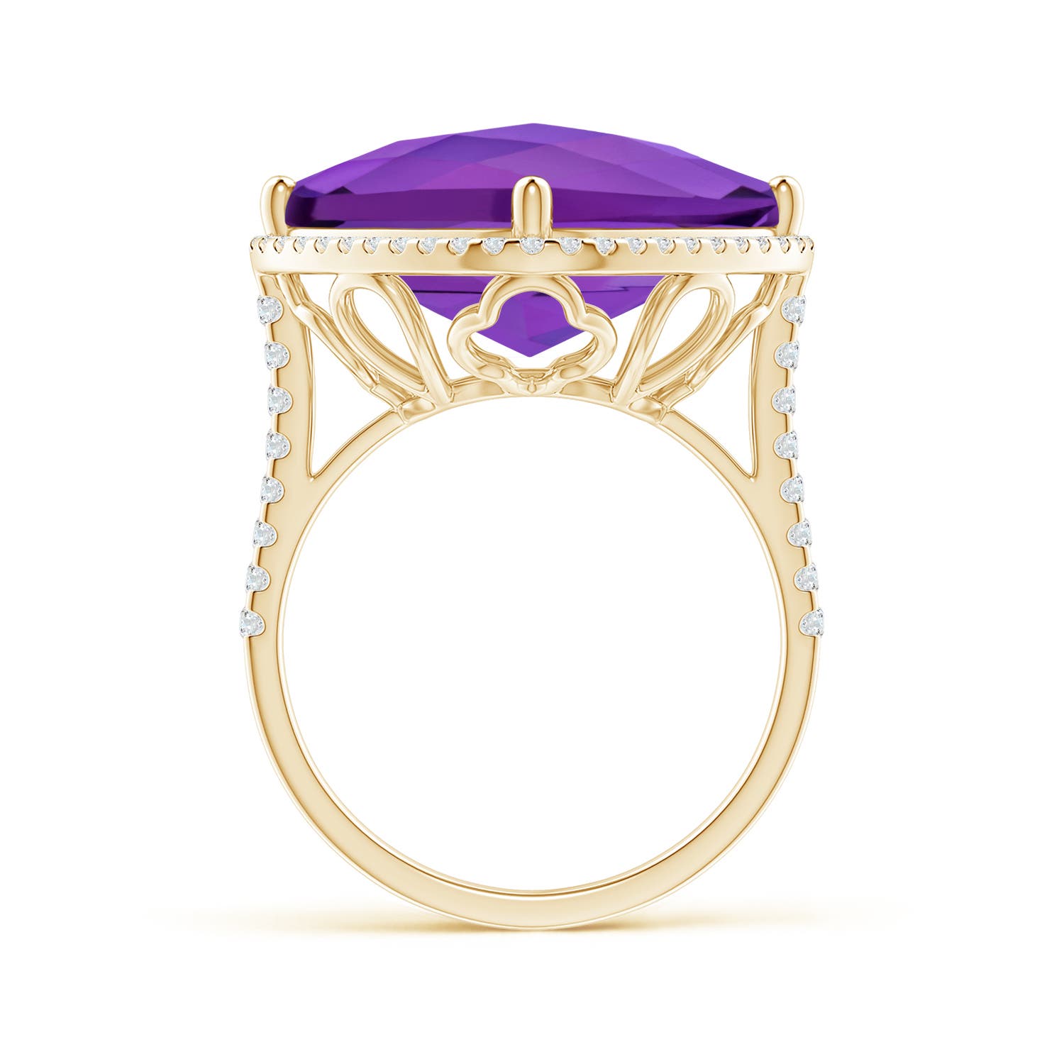 AAA - Amethyst / 13.89 CT / 14 KT Yellow Gold