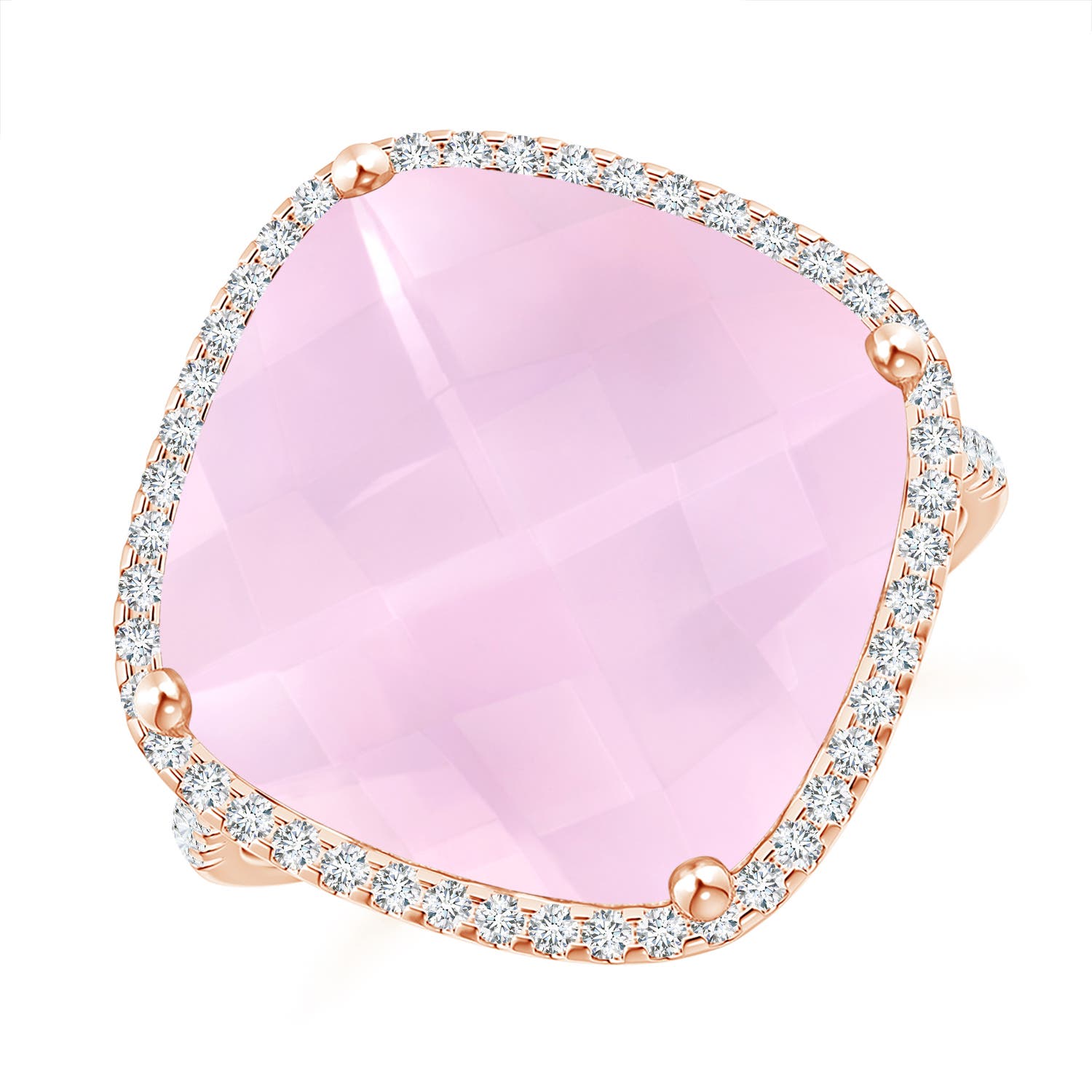 AAA - Rose Quartz / 11.14 CT / 14 KT Rose Gold