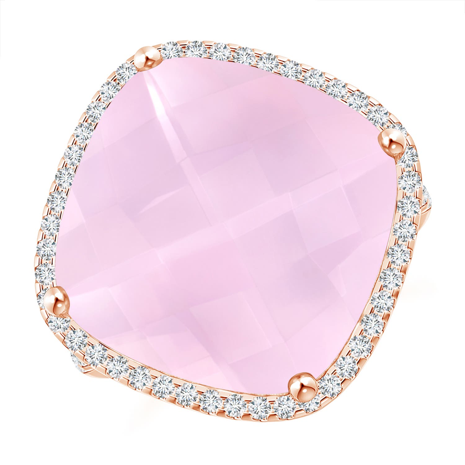 AAA - Rose Quartz / 13.79 CT / 14 KT Rose Gold