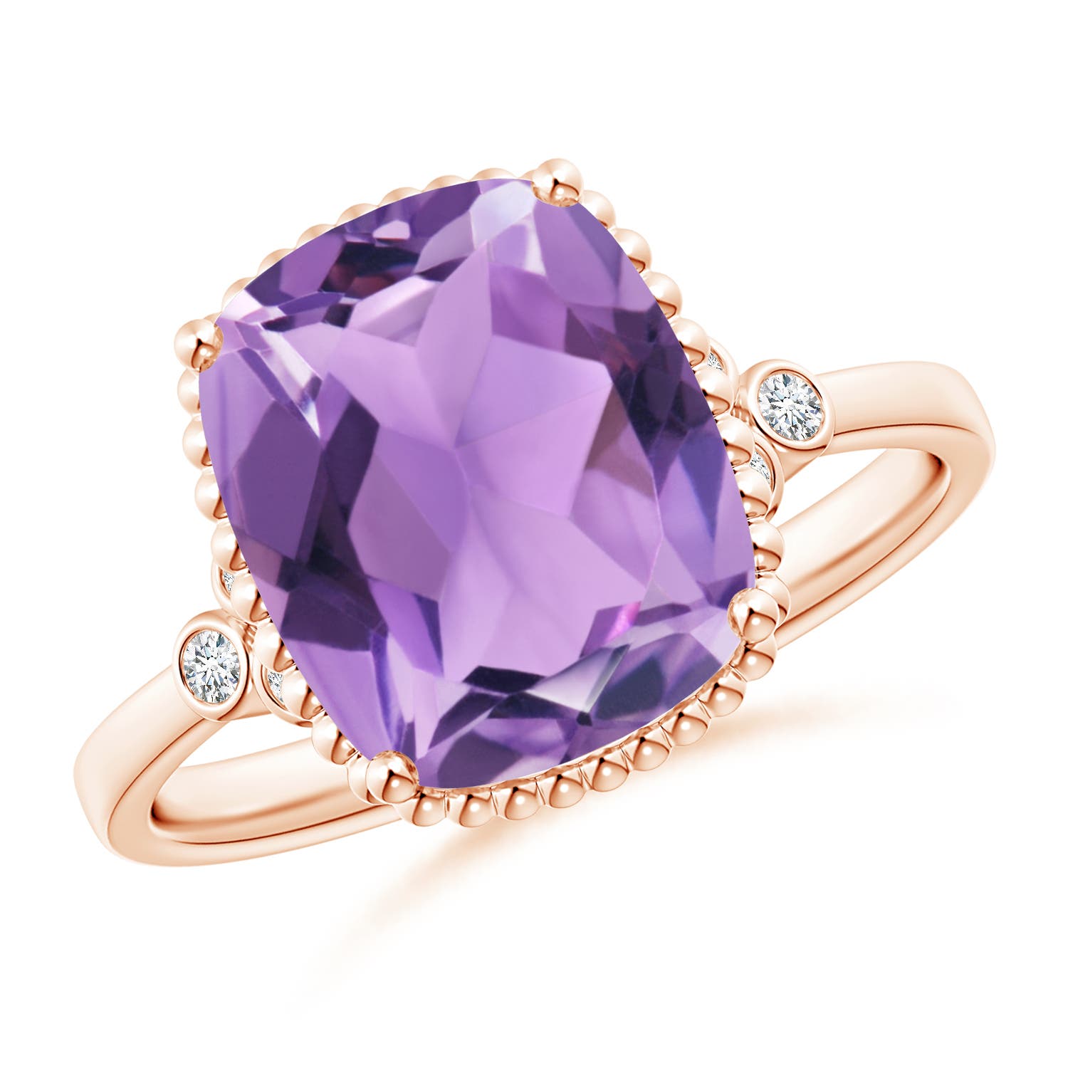 A - Amethyst / 3.58 CT / 14 KT Rose Gold