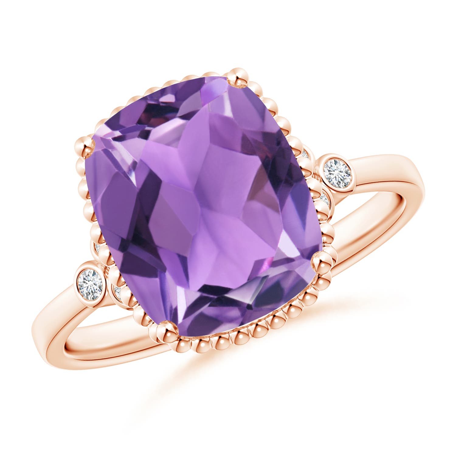 AA - Amethyst / 3.58 CT / 14 KT Rose Gold