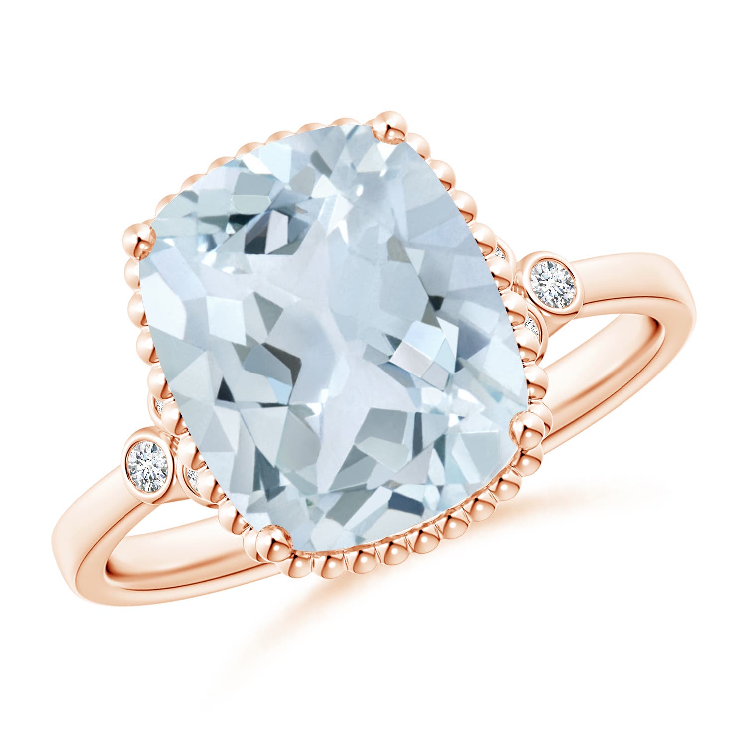 A - Aquamarine / 3.53 CT / 14 KT Rose Gold