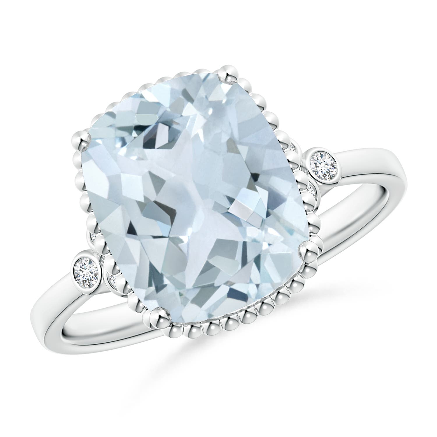 A - Aquamarine / 3.53 CT / 14 KT White Gold