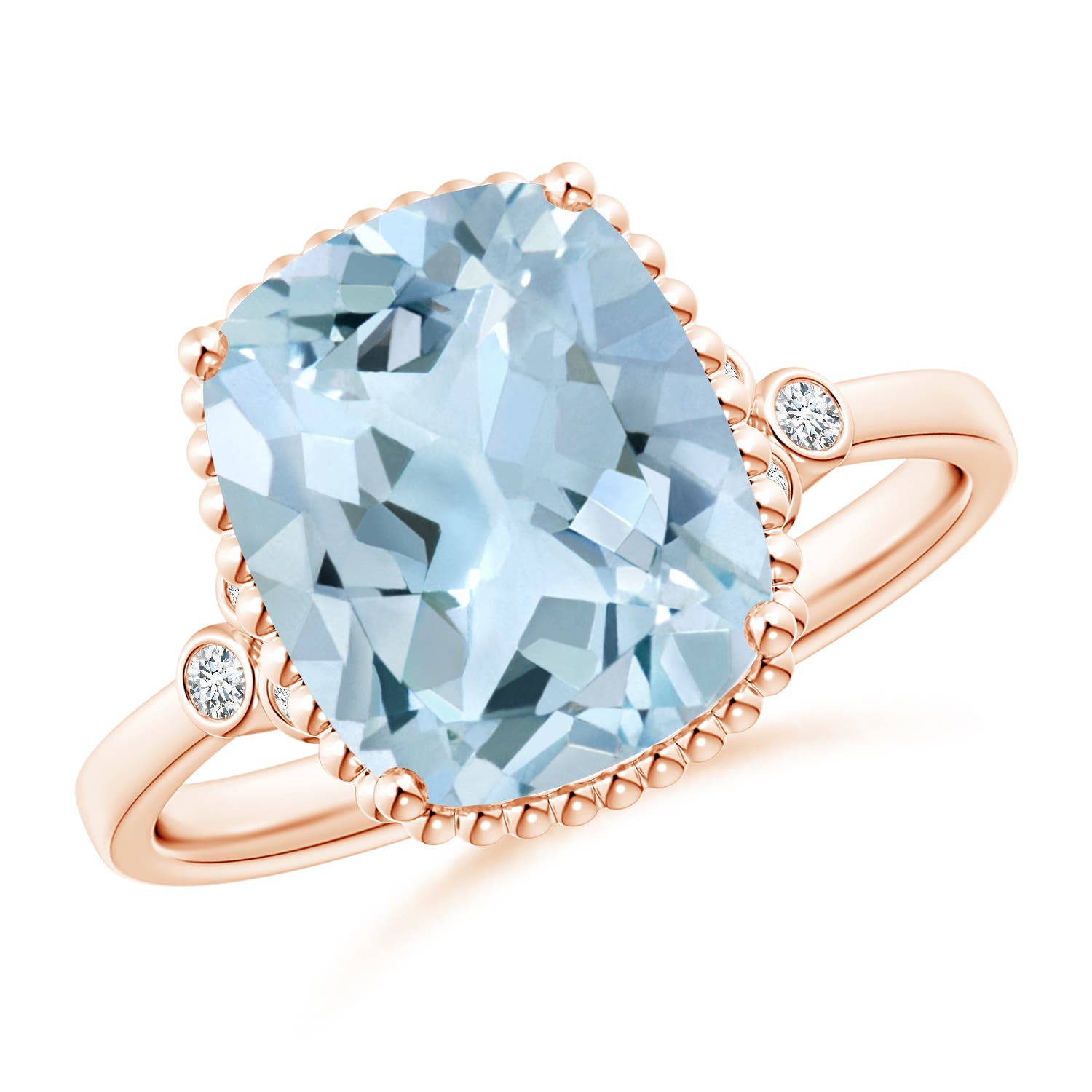 AA - Aquamarine / 3.53 CT / 14 KT Rose Gold