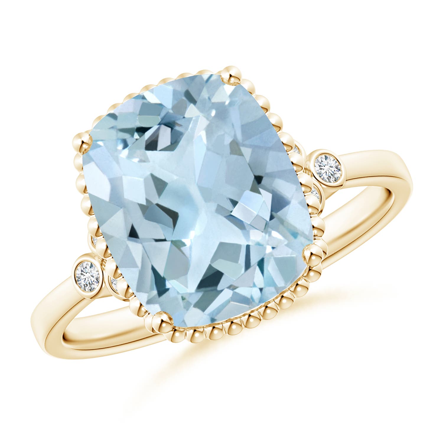 AA - Aquamarine / 3.53 CT / 14 KT Yellow Gold