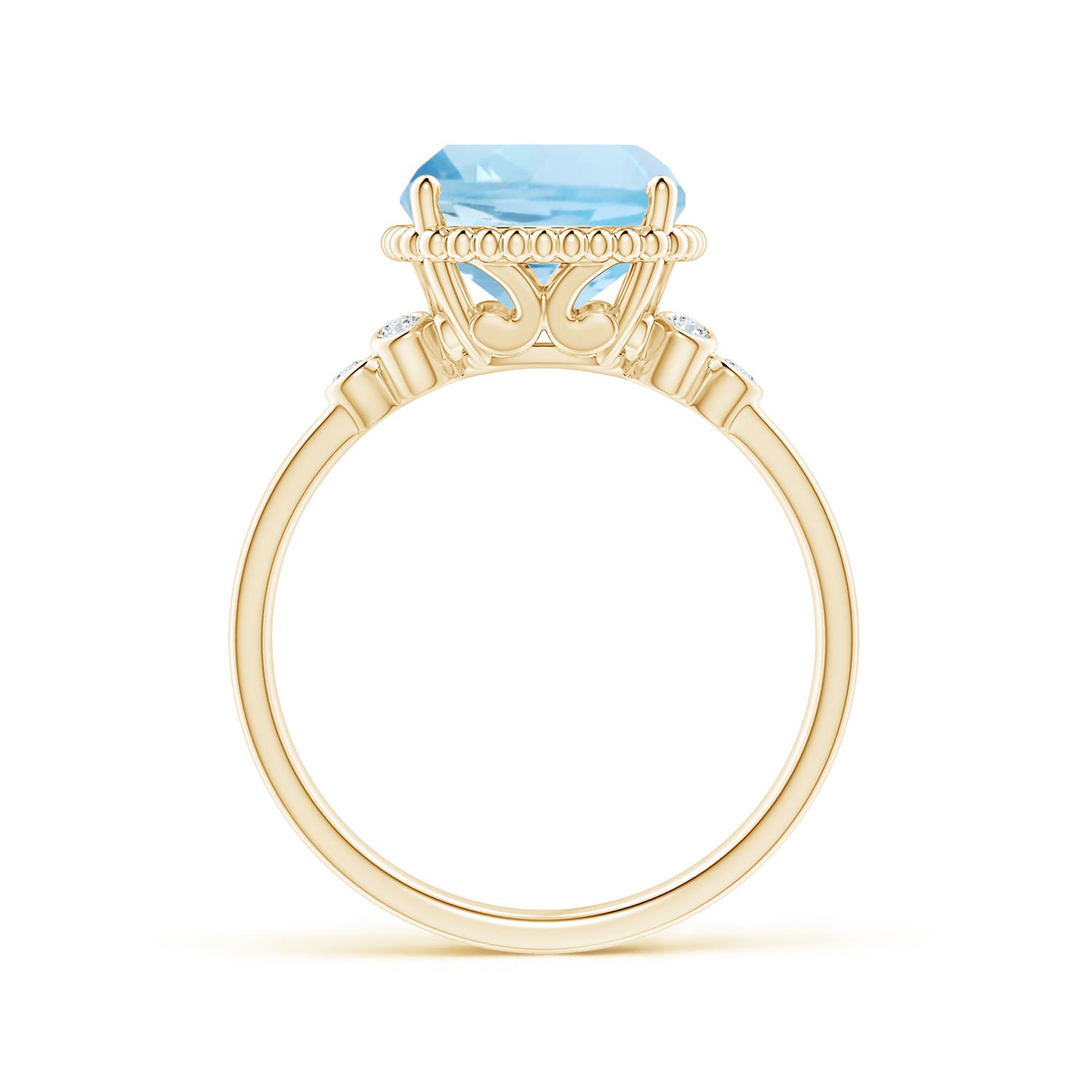 AAA - Aquamarine / 3.53 CT / 14 KT Yellow Gold