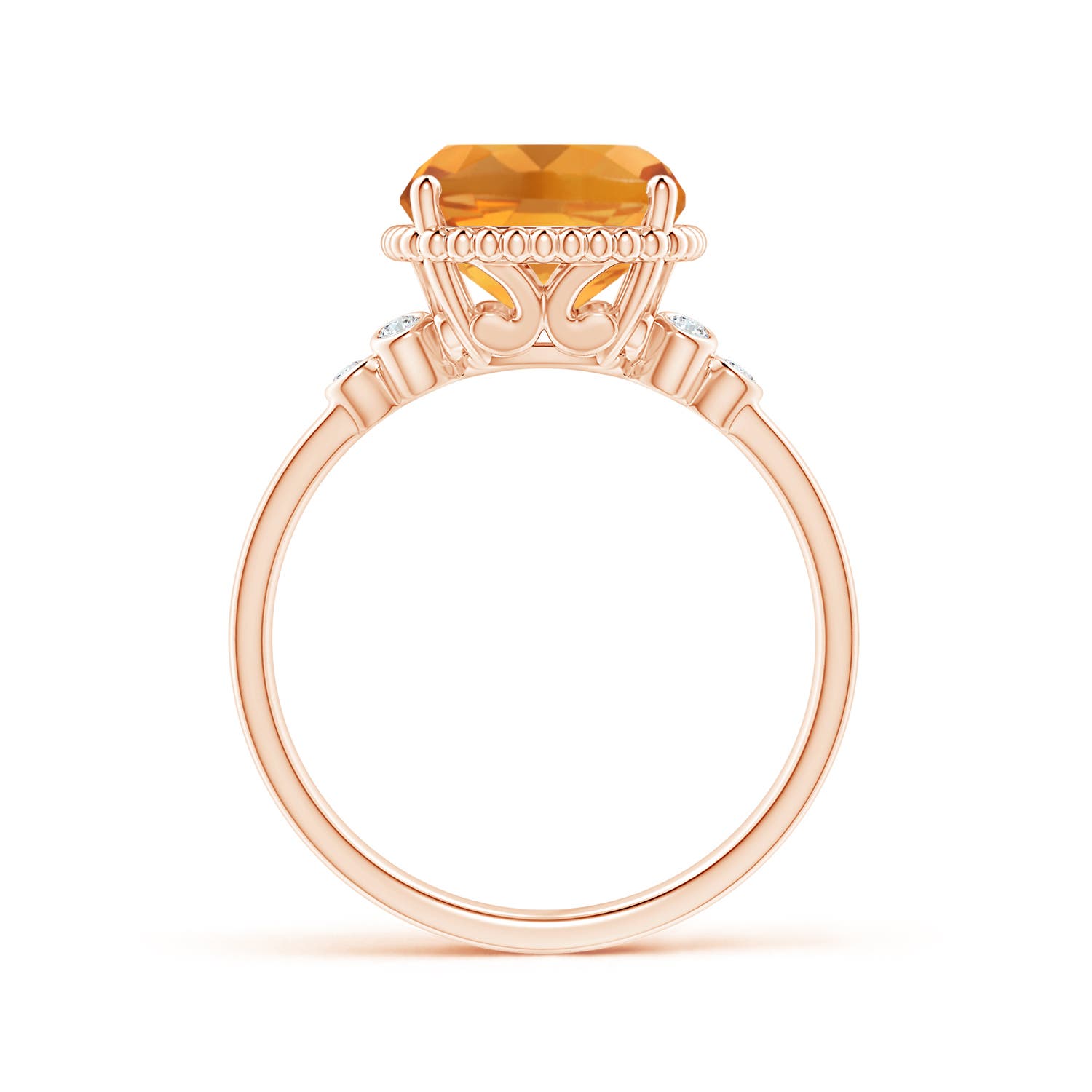 AA - Citrine / 3.78 CT / 14 KT Rose Gold