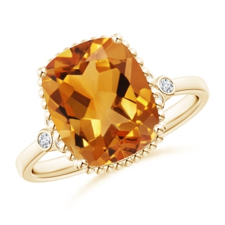 Cushion Rectangular AA Citrine