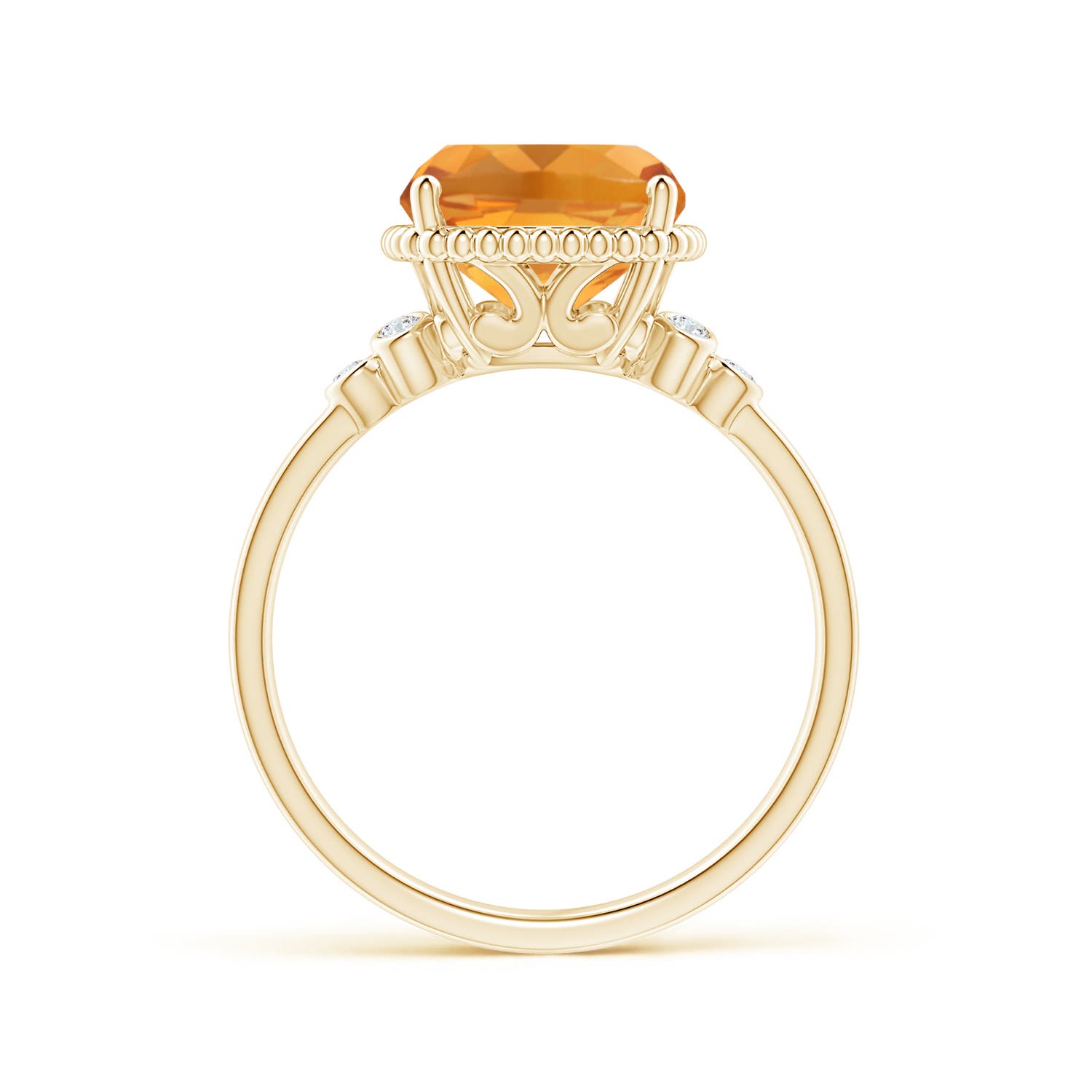 AA - Citrine / 3.78 CT / 14 KT Yellow Gold