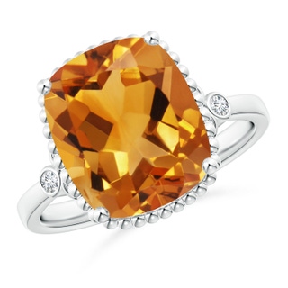 Cushion Rectangular AA Citrine