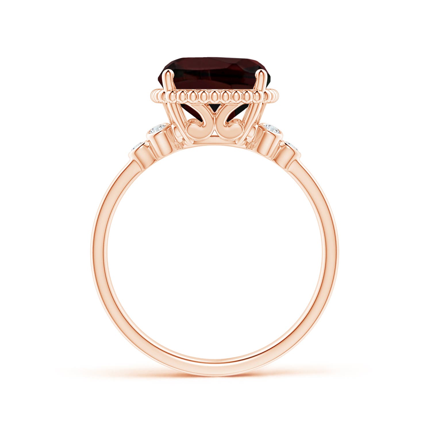 A - Garnet / 4.58 CT / 14 KT Rose Gold