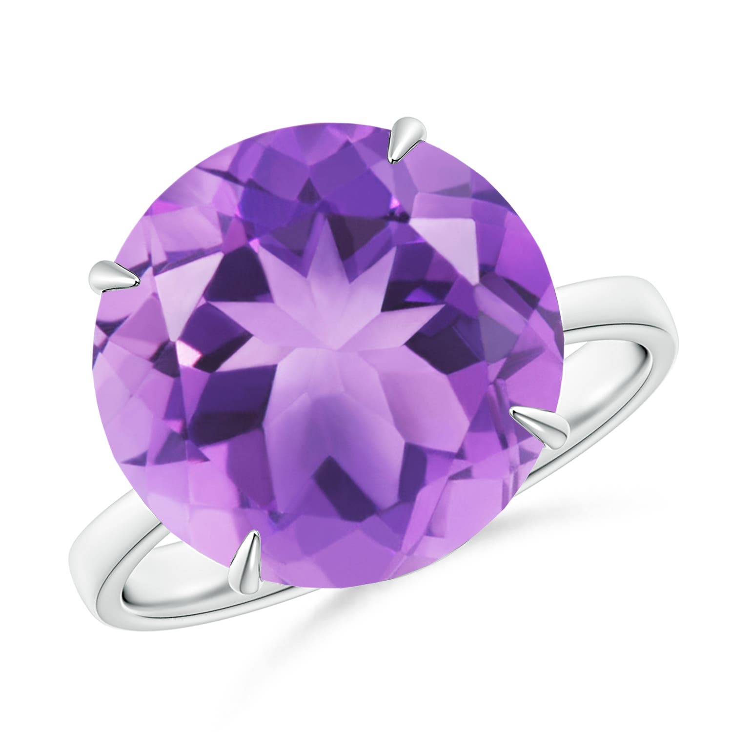 A - Amethyst / 7.2 CT / 14 KT White Gold