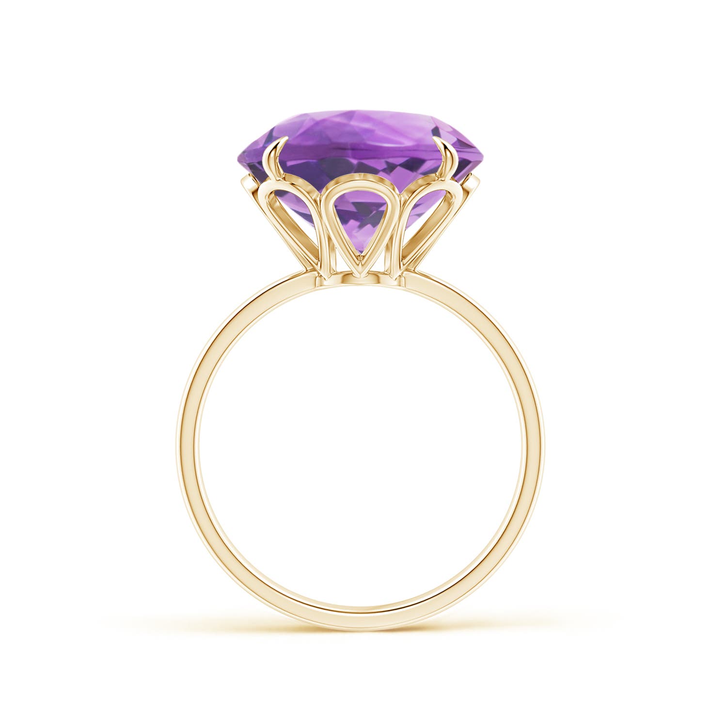 A - Amethyst / 7.2 CT / 14 KT Yellow Gold