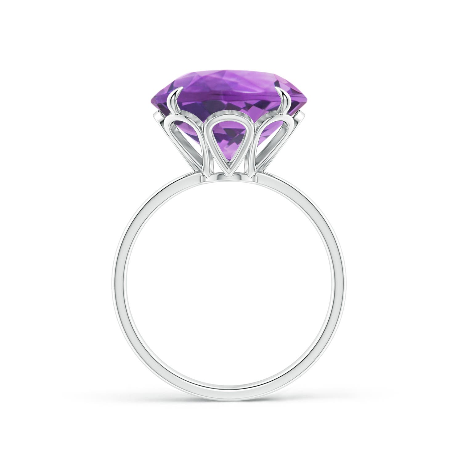 AA - Amethyst / 7.2 CT / 14 KT White Gold