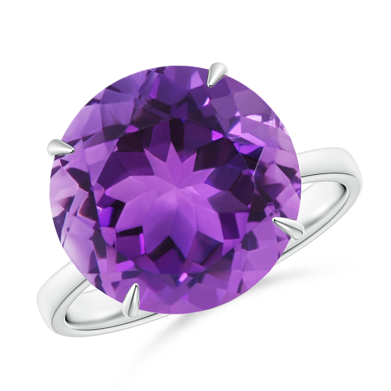 AAA - Amethyst / 7.2 CT / 14 KT White Gold