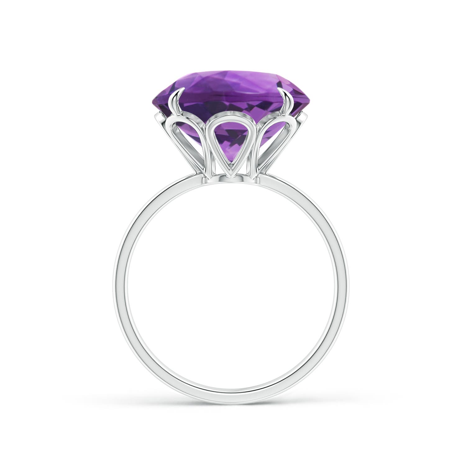 AAA - Amethyst / 7.2 CT / 14 KT White Gold