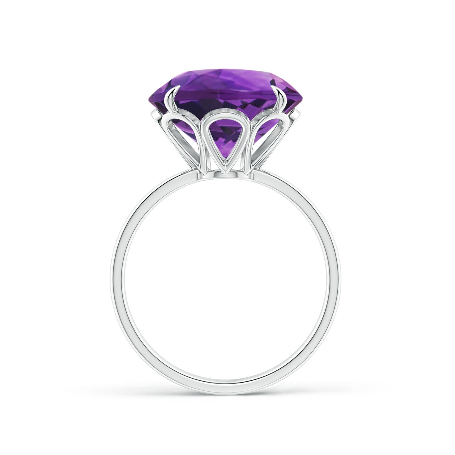 AAAA- Amethyst / 7.2 CT / 14 KT White Gold