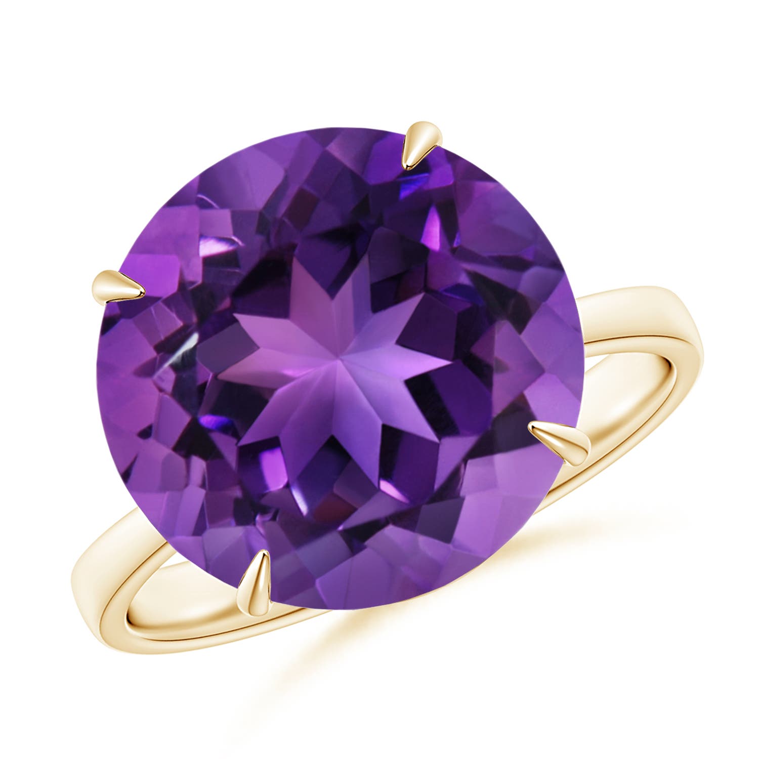 AAAA - Amethyst / 7.2 CT / 14 KT Yellow Gold