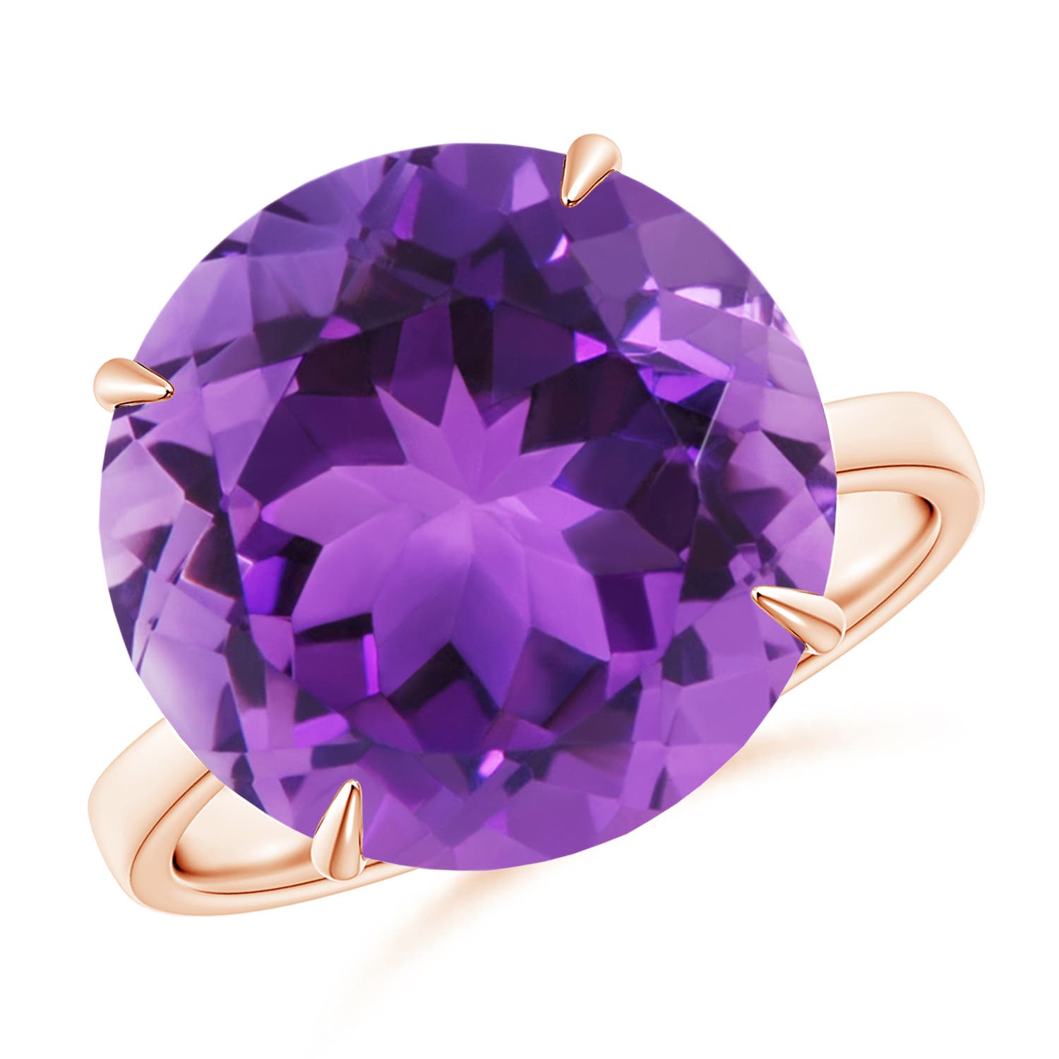 AAA- Amethyst / 8.5 CT / 14 KT Rose Gold