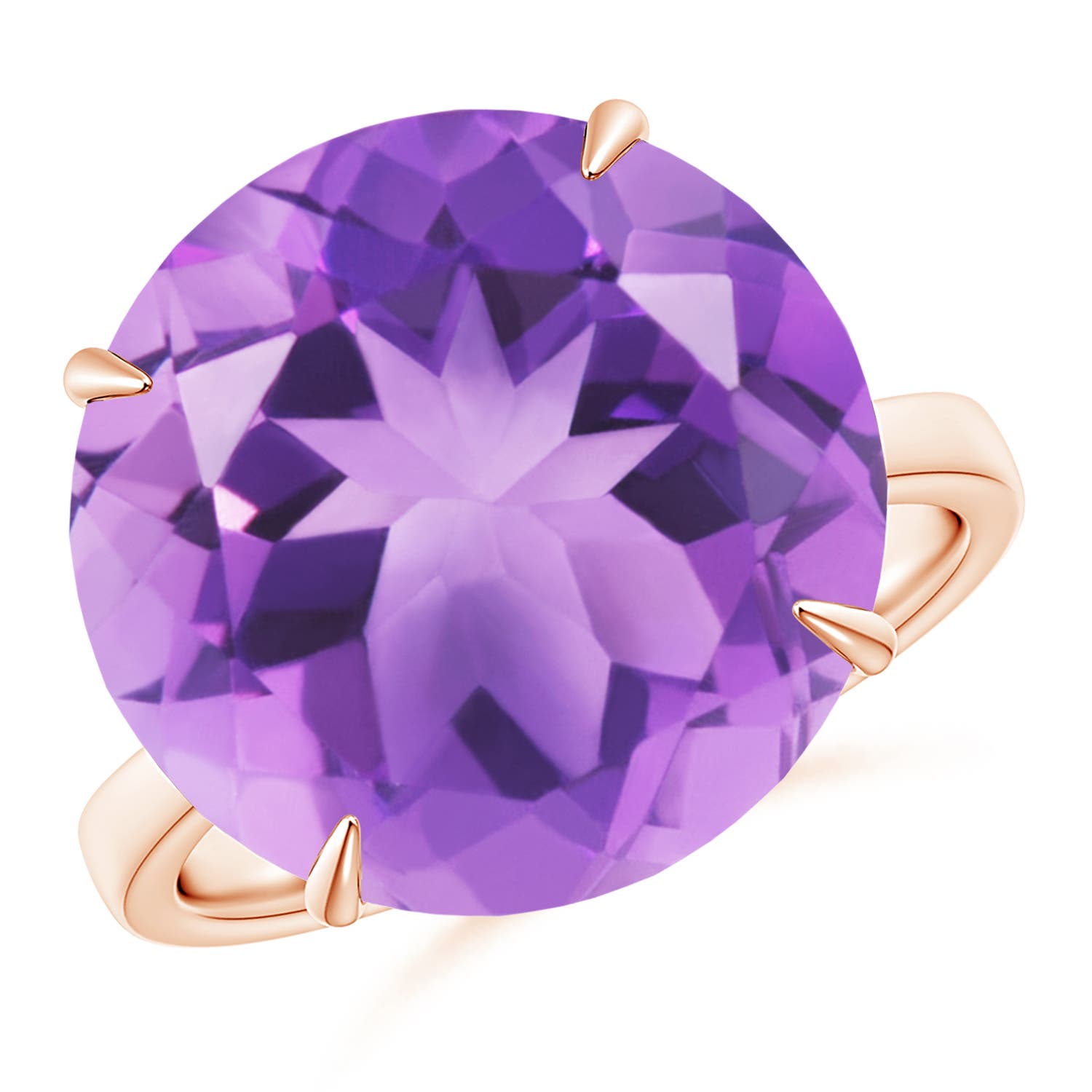 A - Amethyst / 11 CT / 14 KT Rose Gold