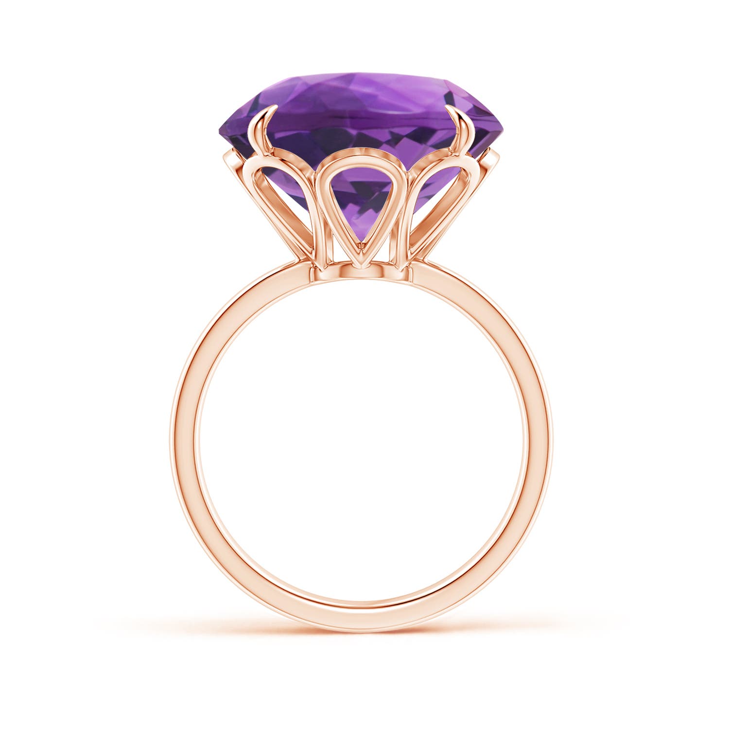 AAA - Amethyst / 11 CT / 14 KT Rose Gold