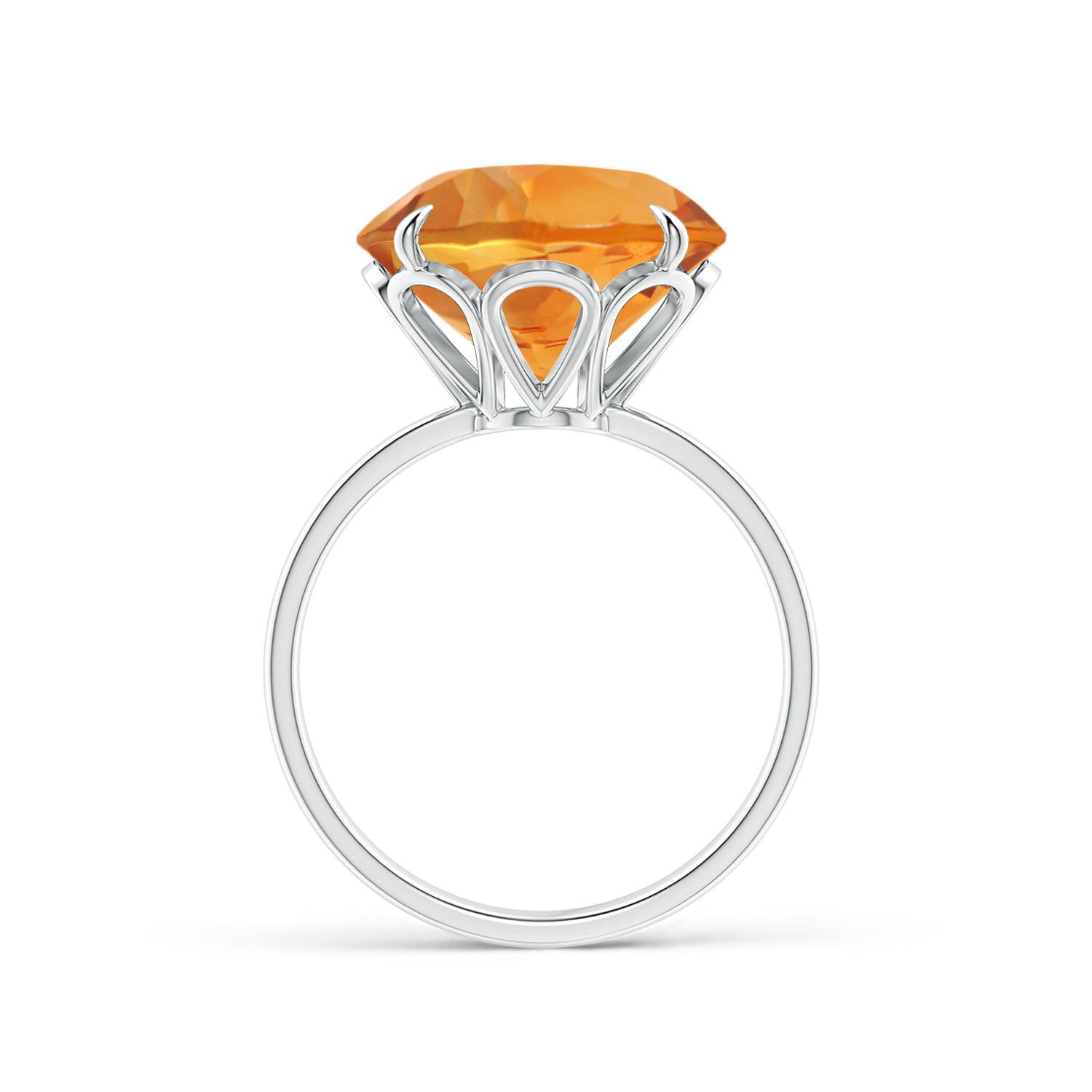 AAA - Citrine / 7.2 CT / 14 KT White Gold