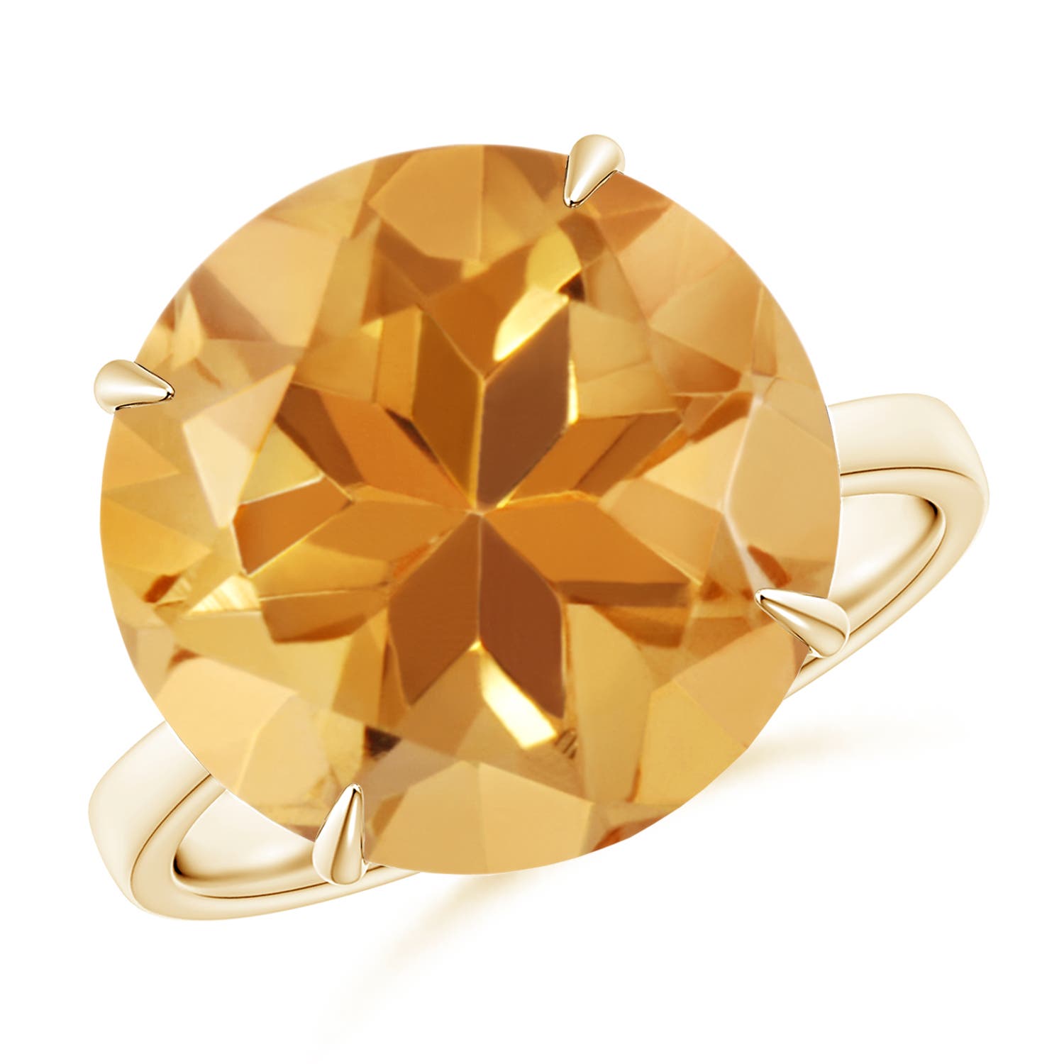 A - Citrine / 9 CT / 14 KT Yellow Gold