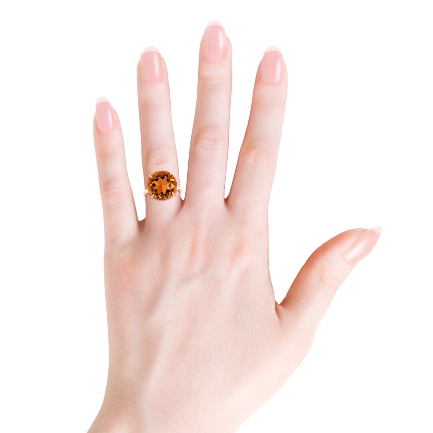 AAAA - Citrine / 9 CT / 14 KT Rose Gold