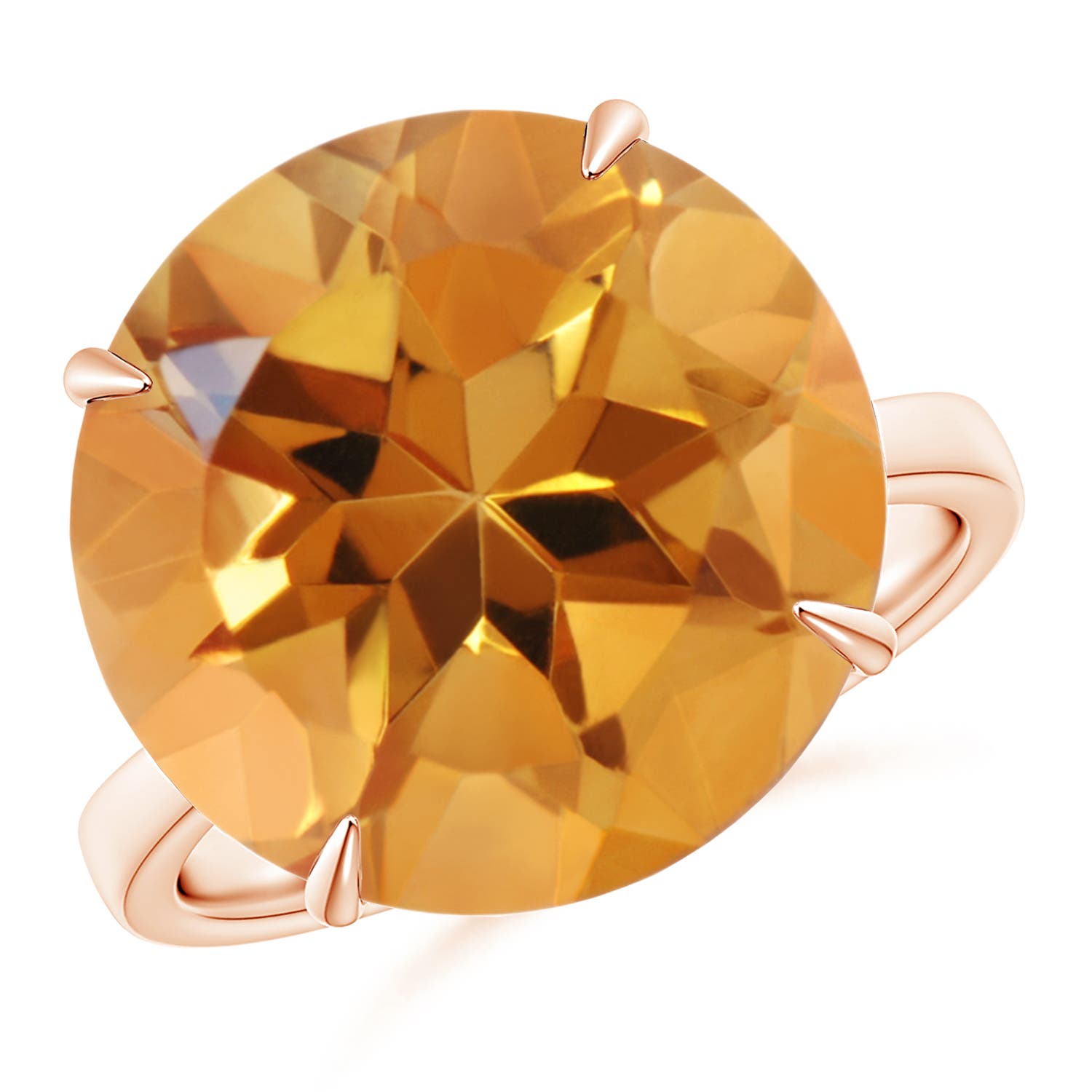 AA - Citrine / 11 CT / 14 KT Rose Gold