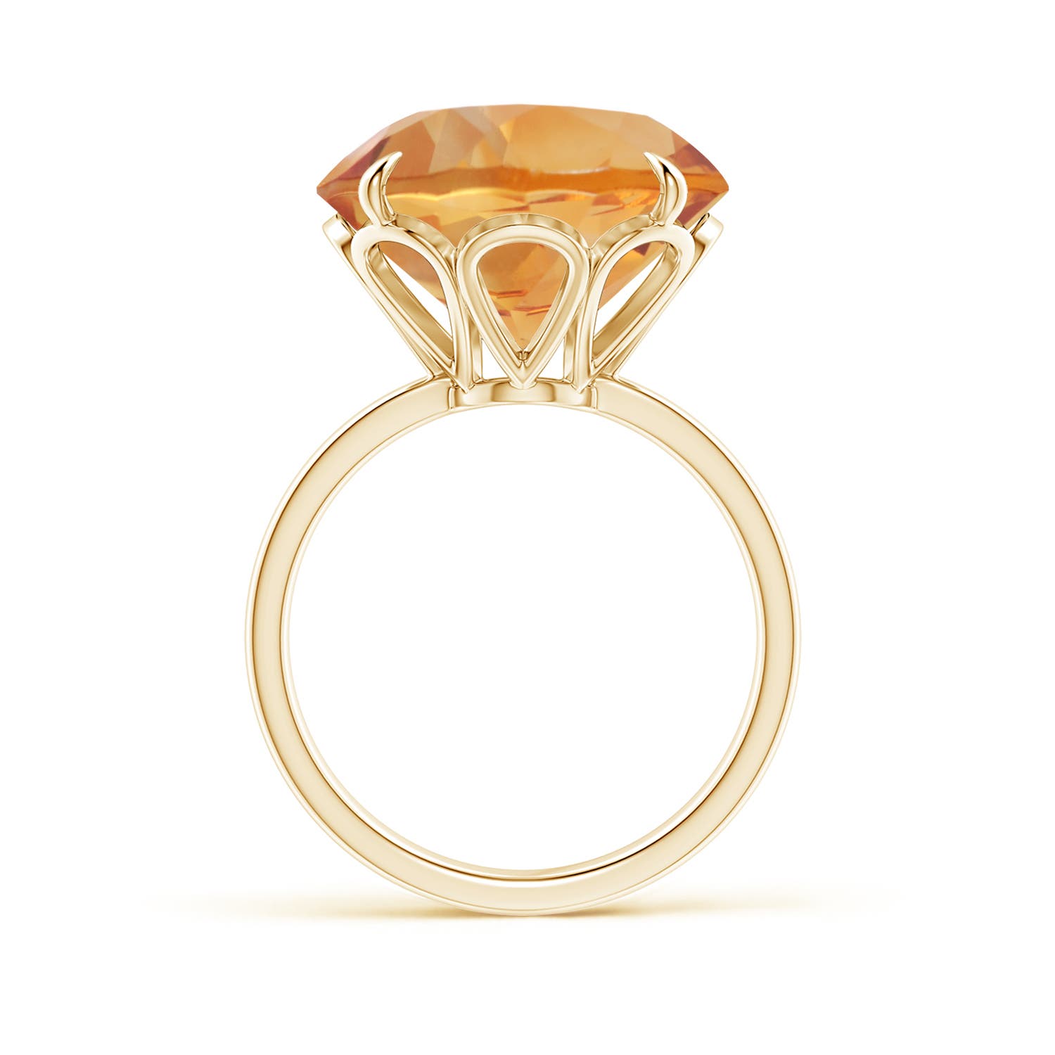 AA - Citrine / 11 CT / 14 KT Yellow Gold