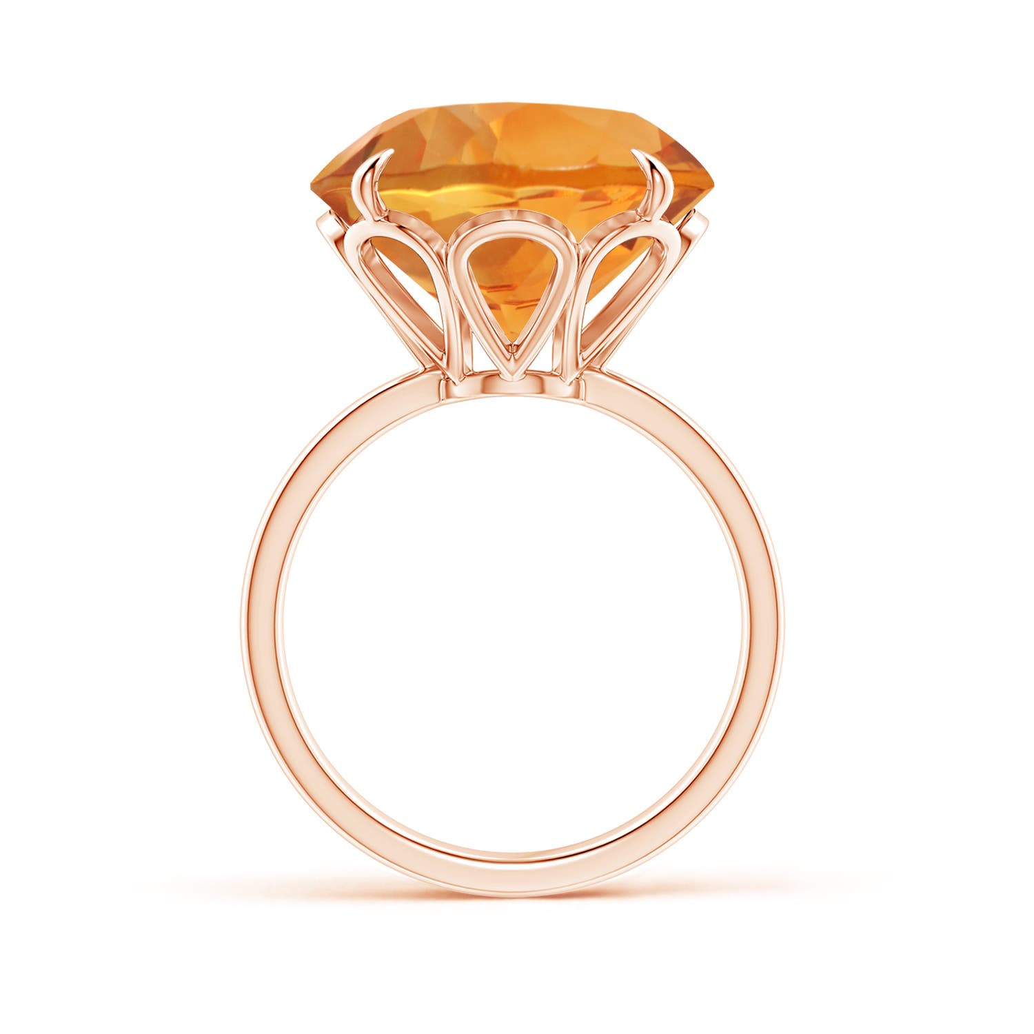 AAA - Citrine / 11 CT / 14 KT Rose Gold