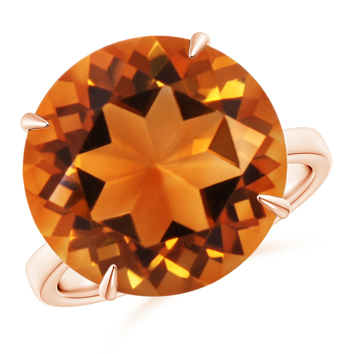 AAAA - Citrine / 11 CT / 14 KT Rose Gold