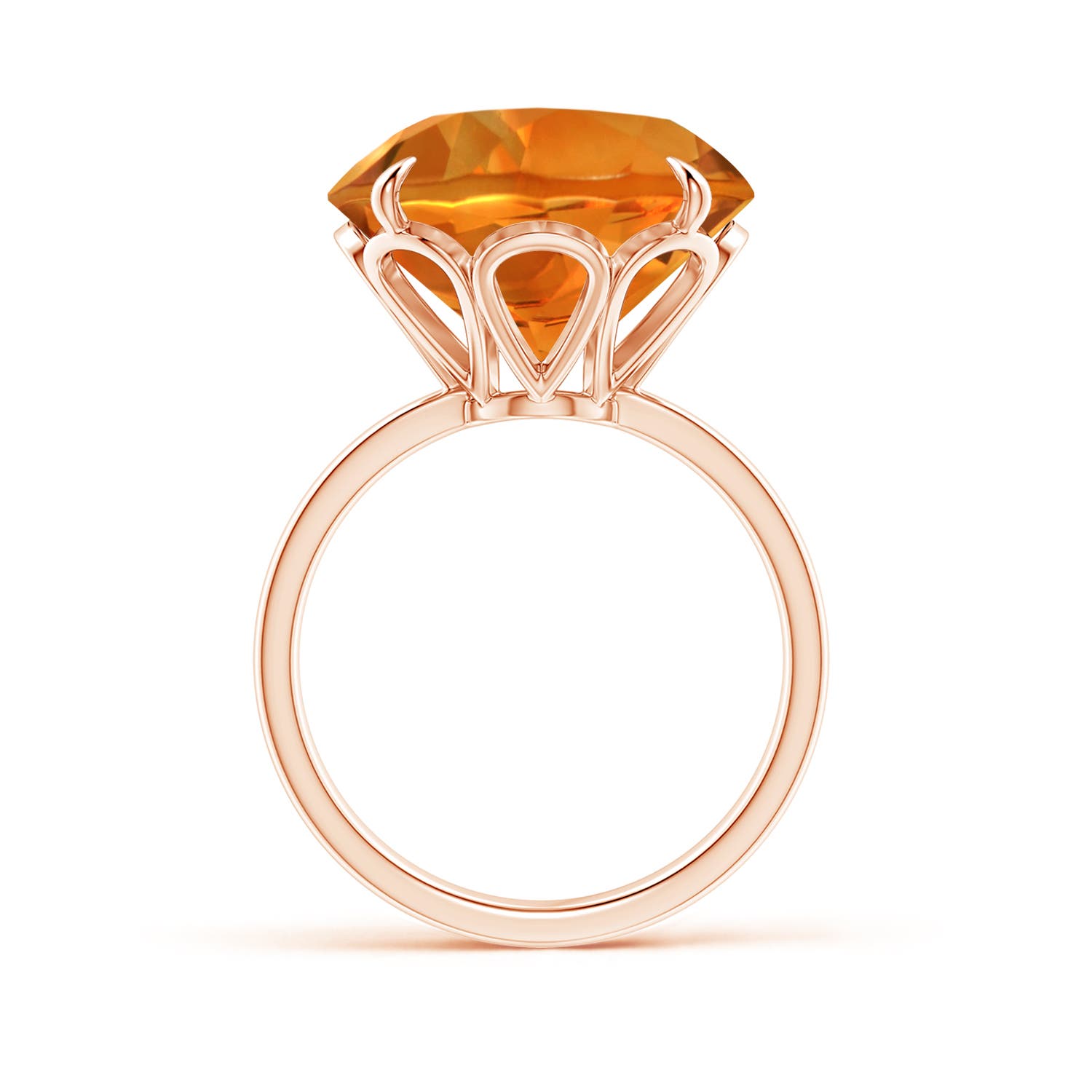 AAAA - Citrine / 11 CT / 14 KT Rose Gold