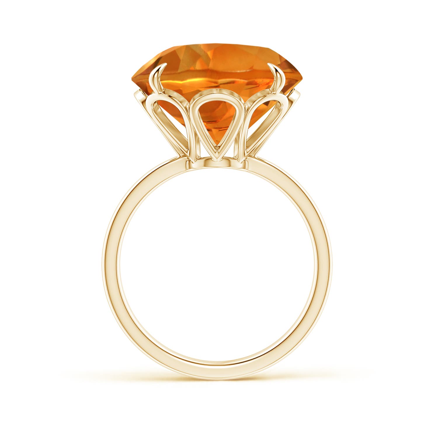 AAAA - Citrine / 11 CT / 14 KT Yellow Gold