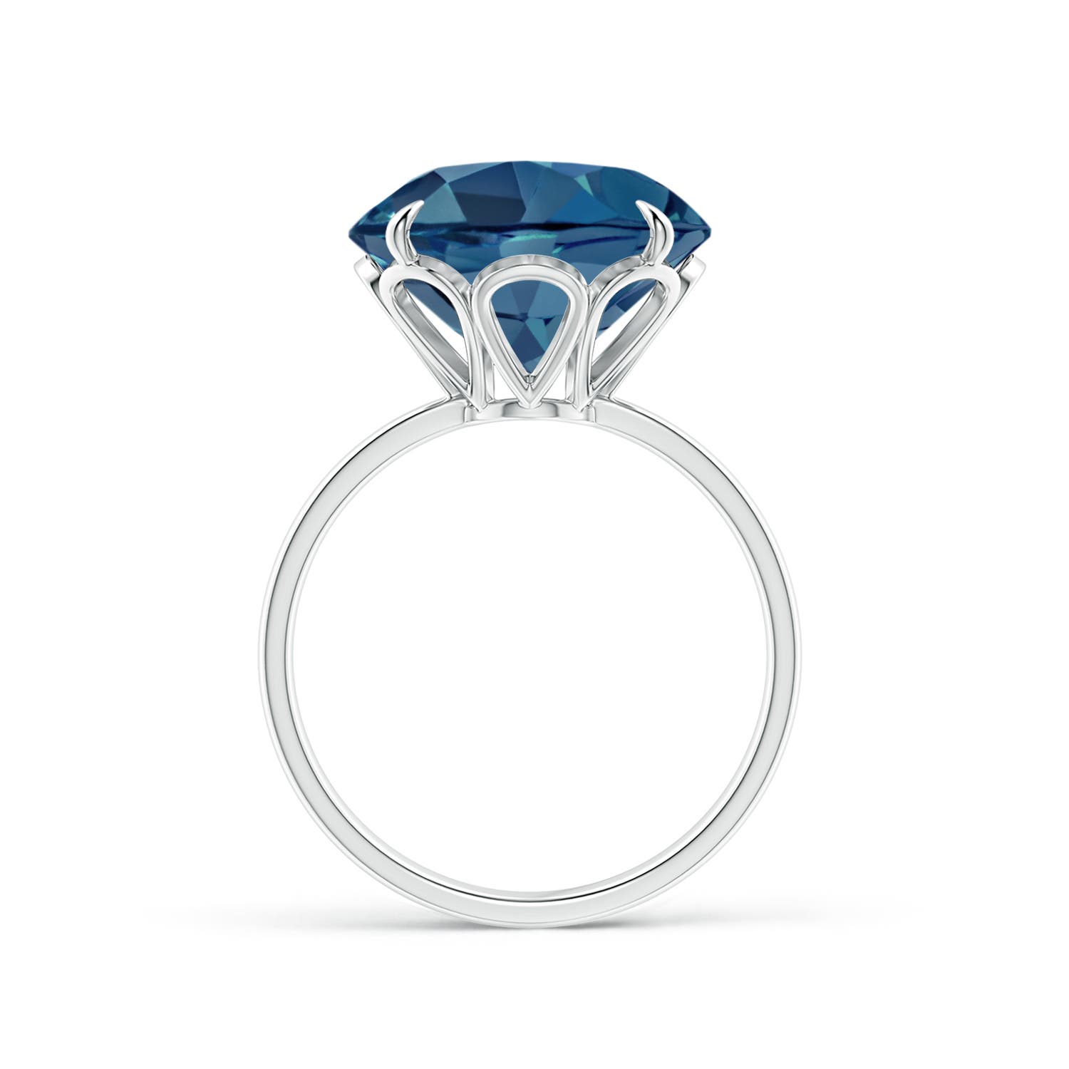 AA - London Blue Topaz / 9.6 CT / 14 KT White Gold