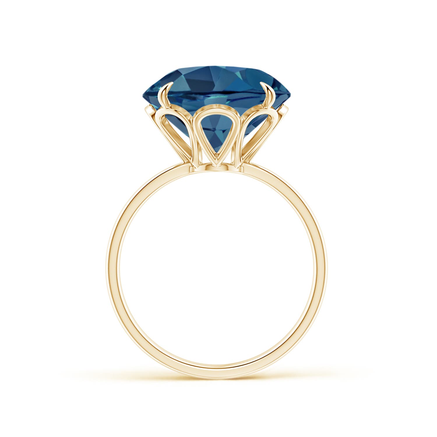 AA - London Blue Topaz / 9.6 CT / 14 KT Yellow Gold