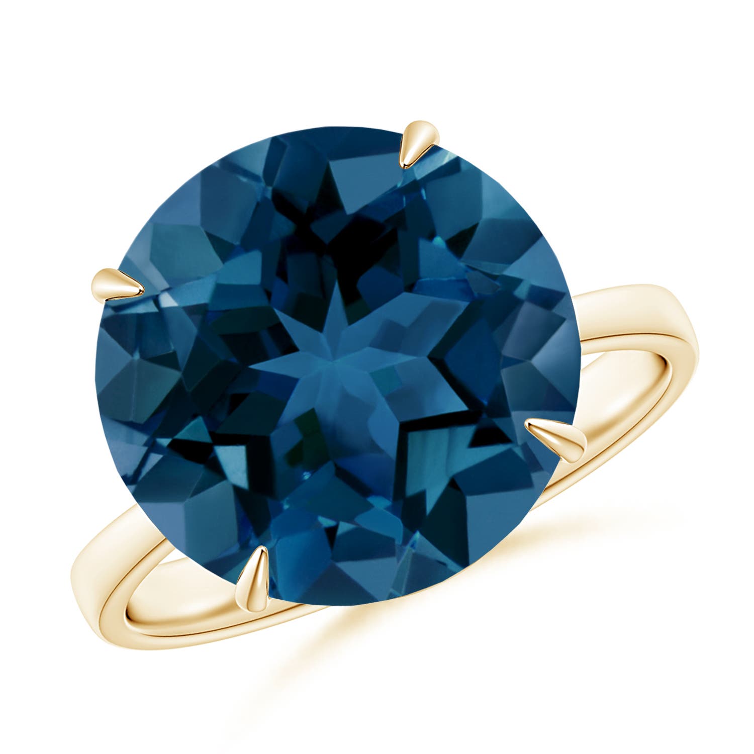 AAA - London Blue Topaz / 9.6 CT / 14 KT Yellow Gold