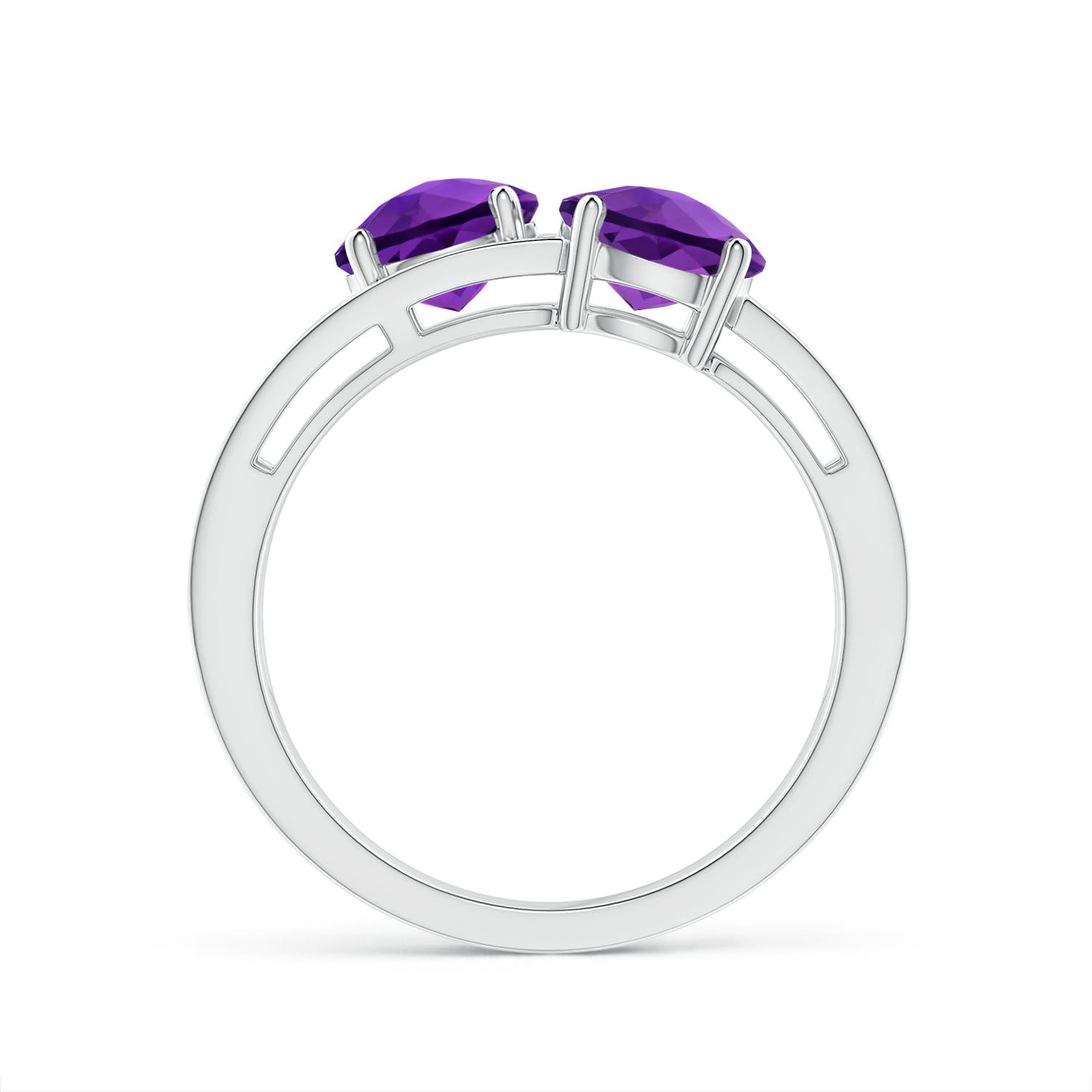 AAA - Amethyst / 2.76 CT / 14 KT White Gold