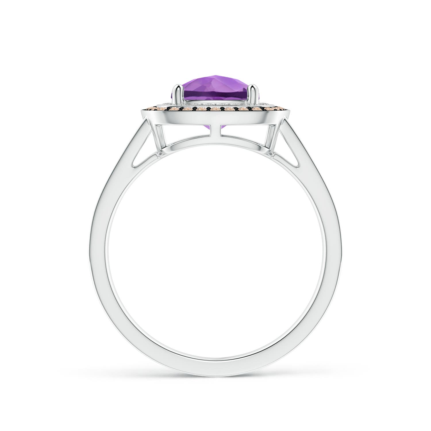 A - Amethyst / 1.74 CT / 14 KT White Gold