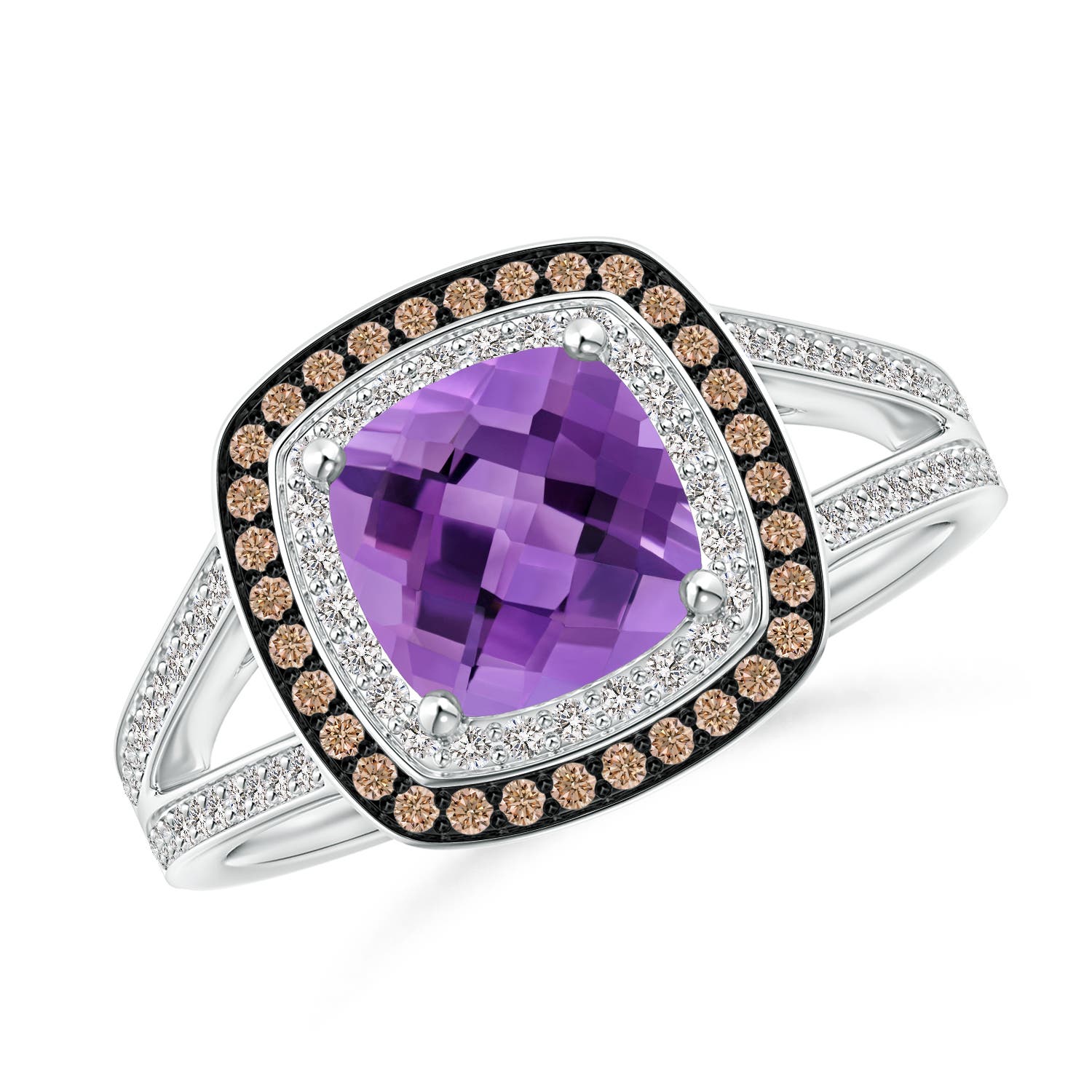 AA - Amethyst / 1.74 CT / 14 KT White Gold