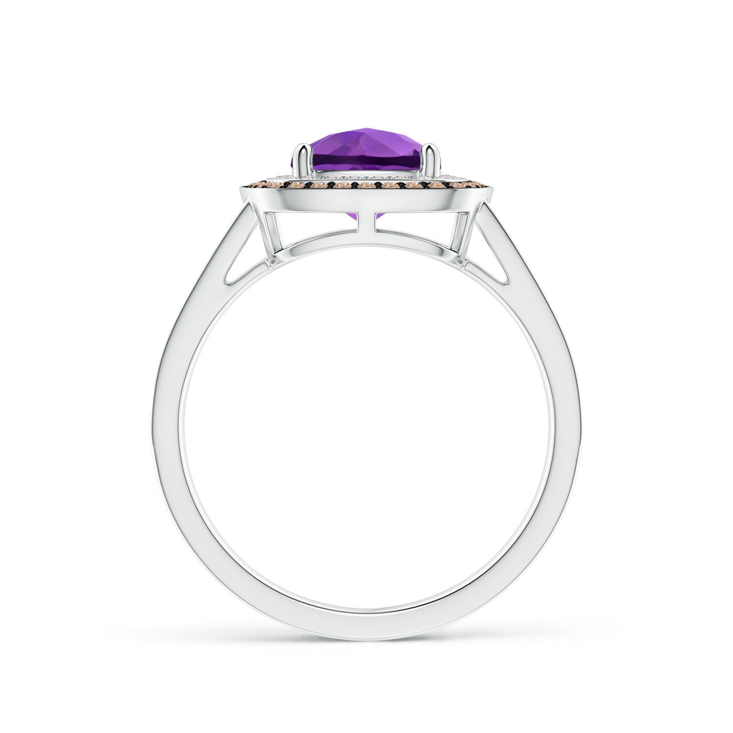 AA - Amethyst / 1.74 CT / 14 KT White Gold