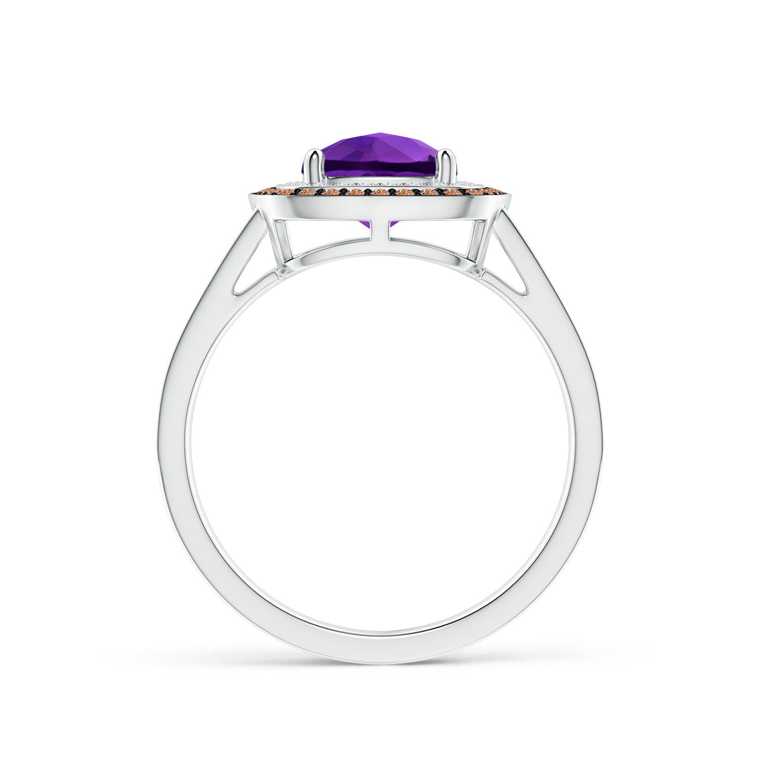 AAAA - Amethyst / 1.74 CT / 14 KT White Gold